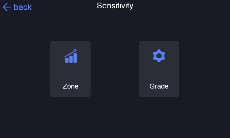 Multiple zone settings up to 36 zones